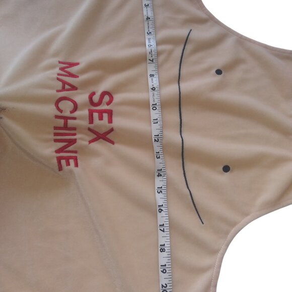 Sex Machine Men's Apron Naughty Novelty Penis Apron Gag Gift - Picture 8 of 11